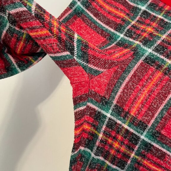 VS PINK VICTORIAS SECRET Cozy Sleep Jogger Pants Red Plaid CHRISTMAS Pajamas PJs - Picture 7 of 11